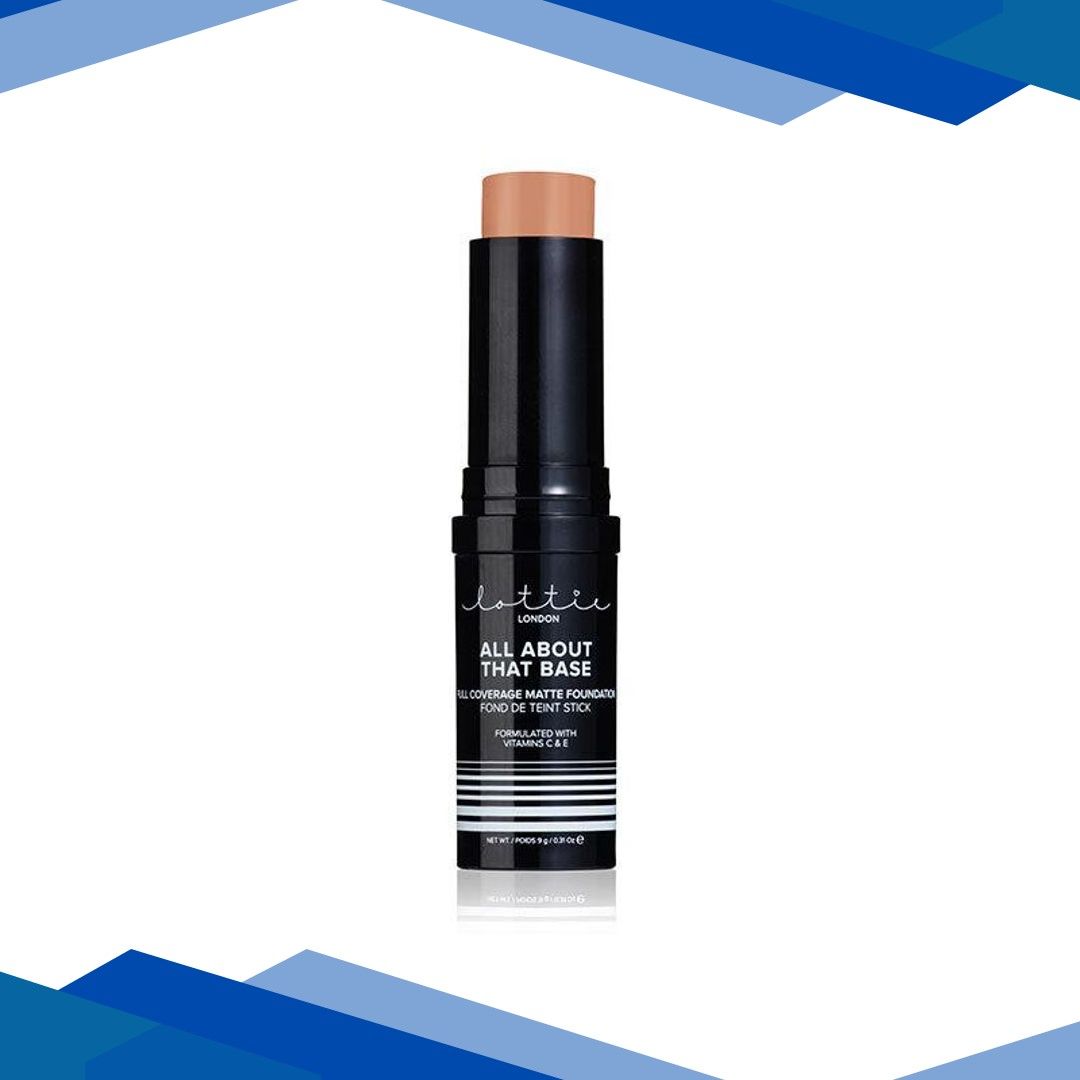 Lottie London ALL ABOUT THAT BASE- FULL COVERAGE MATTE FOUNDATION STICK Amber Honey 9 gm