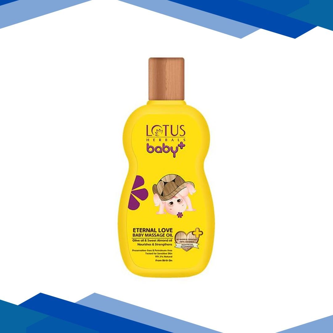Lotus Herbals Baby+ Eternal Love Baby Massage Oil 100 Ml