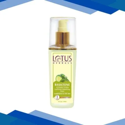 Lotus Herbals Basiltone Cucumber & Basil Clarifying & Balancing Toner 100 ml