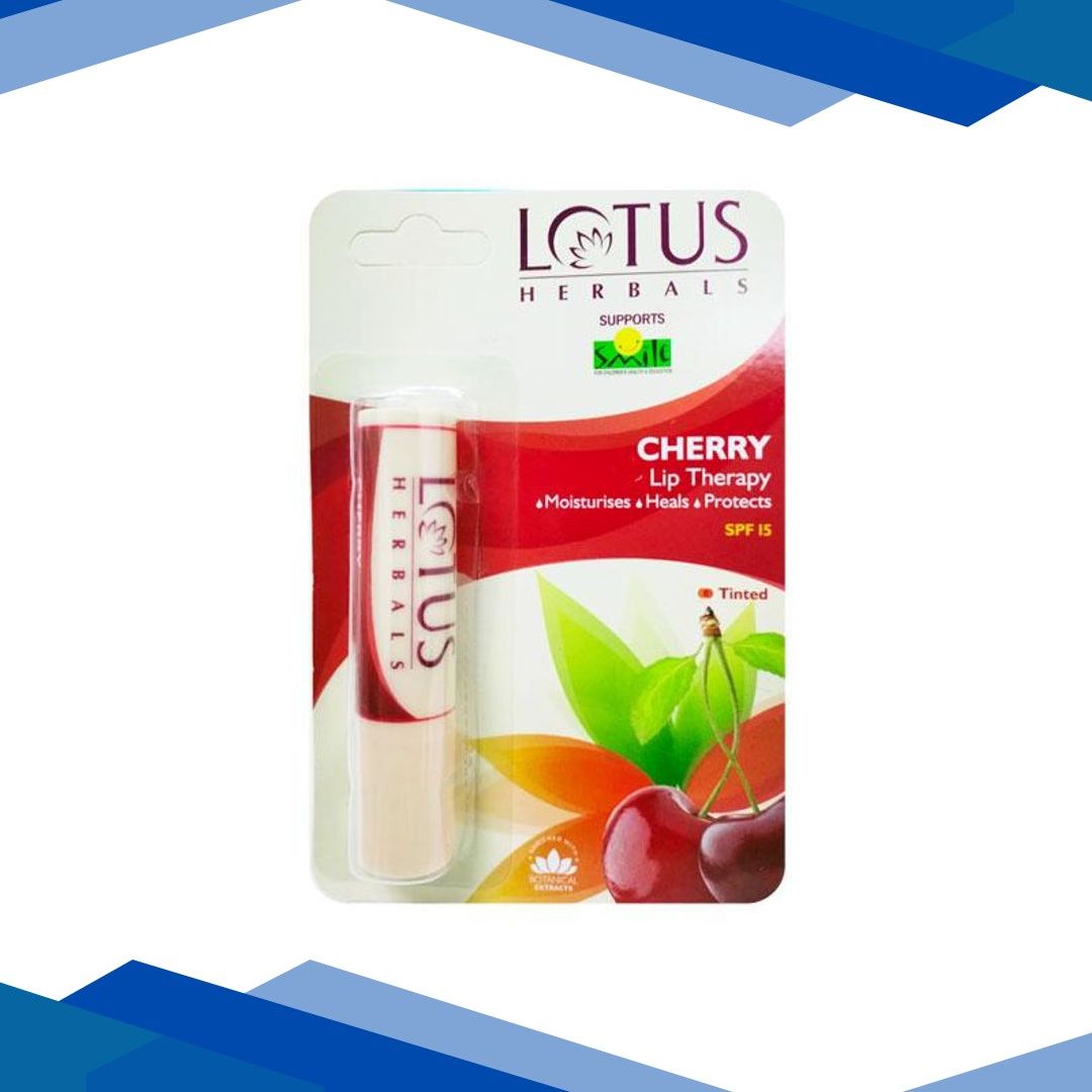Lotus Herbals Lip Therapy Cherry SPF 15 3.4 gm