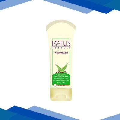 Lotus Herbals Neemwash Neem & Clove Ultra-Purifying Face Wash With Active Neem Slices 80 Gm