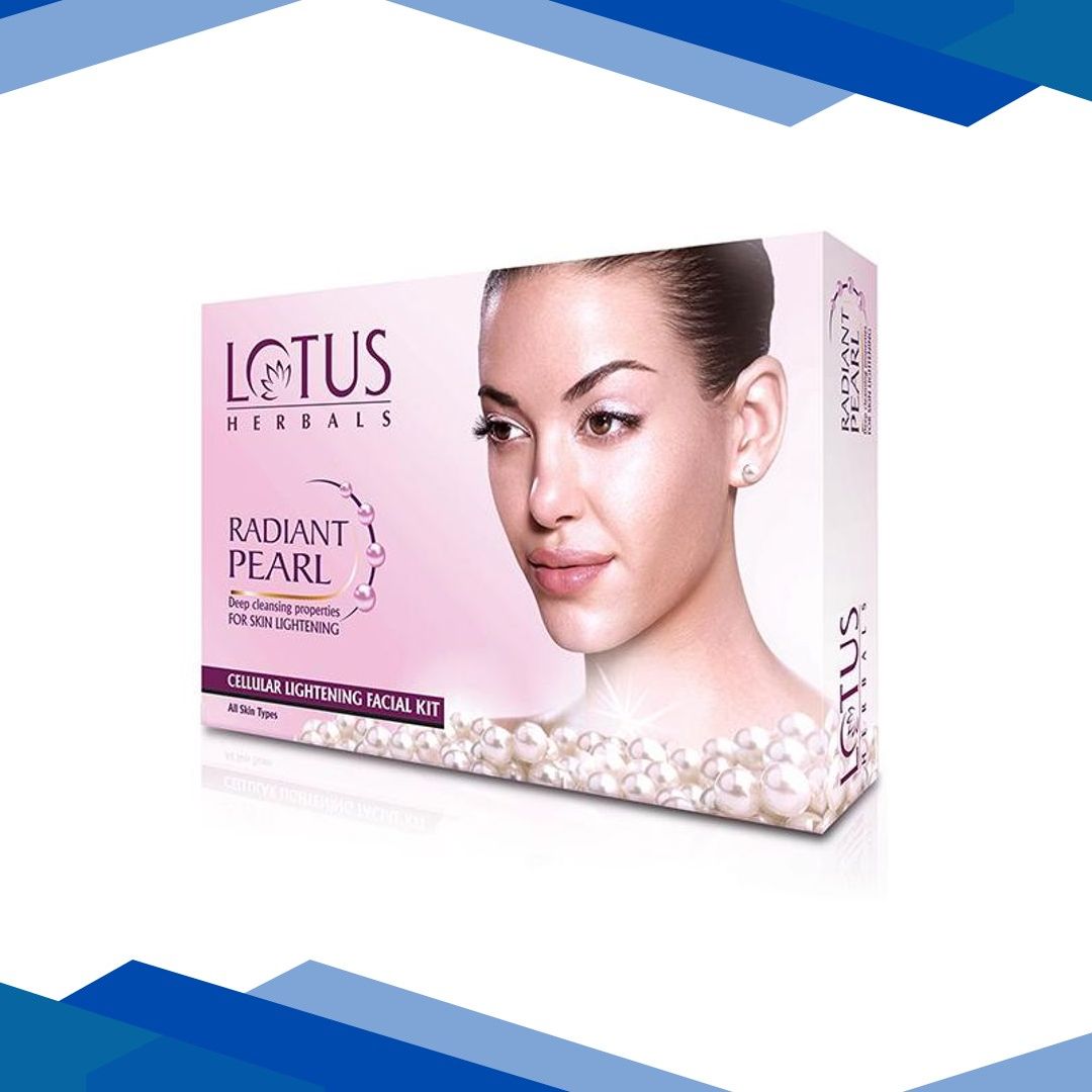 Lotus Herbals Radiant Pearl Cellular Lightening 4 Facial Kit 37gm