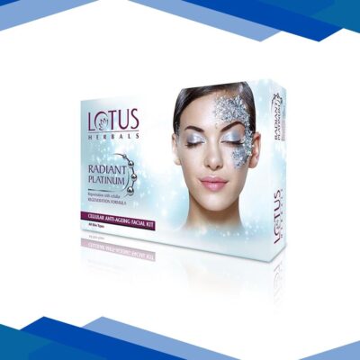 Lotus Herbals Radiant Platinum Cellular Anti-Ageing 4 Facial Kit 1’s