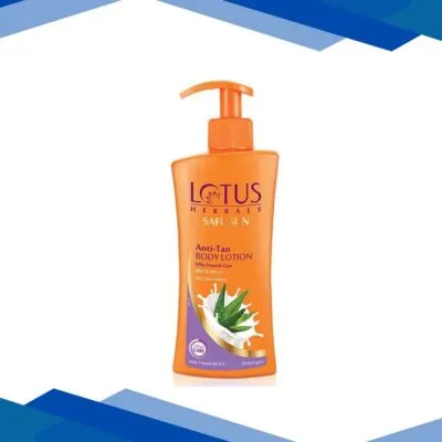 Lotus Herbals Safe Sun Anti-Tan Bodylotion Silky Smooth Care Spf 25 Pa+++ 250 Ml