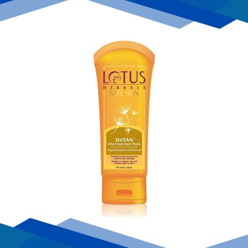 Lotus Herbals Safe Sun Detan After-Sun Face Pack 100 Gm