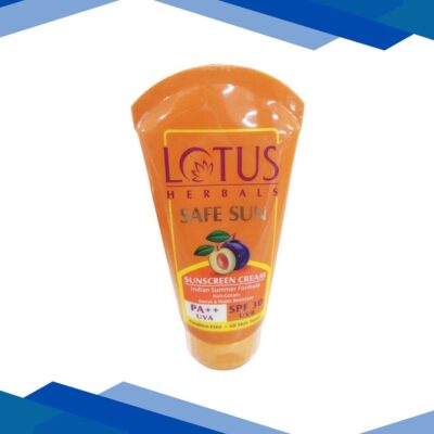Lotus Herbals Safe Sun SPF 30 PA++ Indian Summer Sunscreen Cream 50 gm