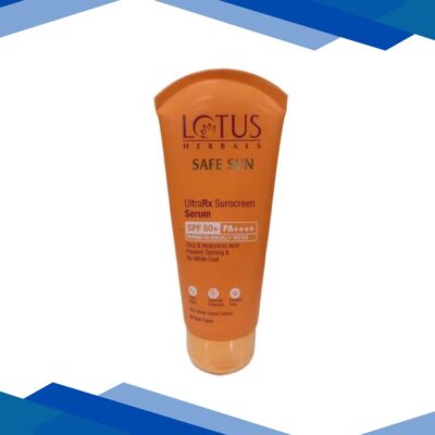 Lotus Herbals Safe Sun Spf 60+ Pa++++UltraRx Sunscreen Serum 75 ml