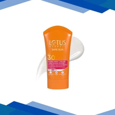 Lotus Herbals Safe Sun Sun Block Cream Pa++ Spf-30 100 Gm