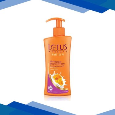 Lotus Herbals Safe Sun Uv-Protect Body Lotion Nourishing Whitening Milk Spf 25 Pa+++ 250 Ml