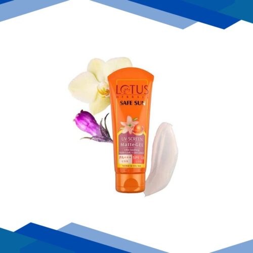 Lotus Herbals Safe Sun Uv Screen Mattegel Pa+++ Spf-50 30 Gm