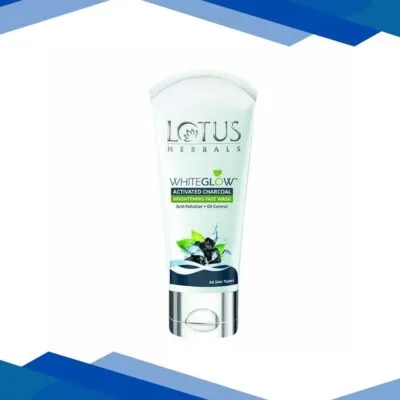 Lotus Herbals Whiteglow Activated Charcoal Brightening Face Wash 100 Gm