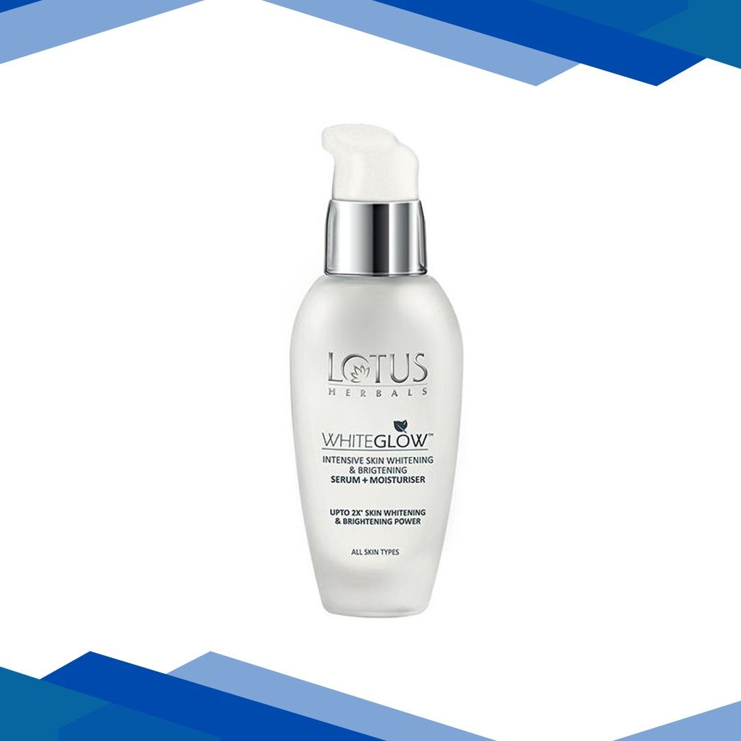 Lotus Herbals Whiteglow Intensive Skin Whitening & Brightening Serum + Moisturiser 30 Ml