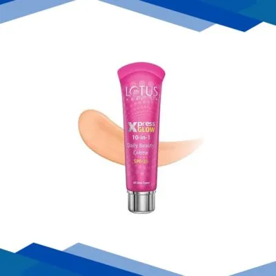Lotus Herbals Xpress Glow 10-In-1 Daily Beauty Creme Royal Pearl Spf-25 X1 30 Gm