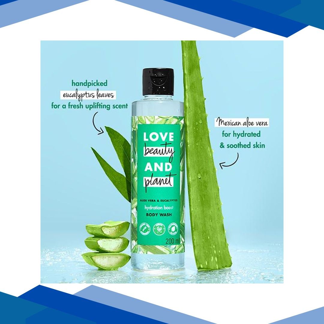 Love Beauty and Planet Aloe Vera and Eucalyptus Body Wash 200 ml