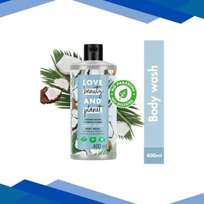 Love Beauty And Planet Natural Coconut Water and Mimosa Sulfate Free Body Wash 400 ml