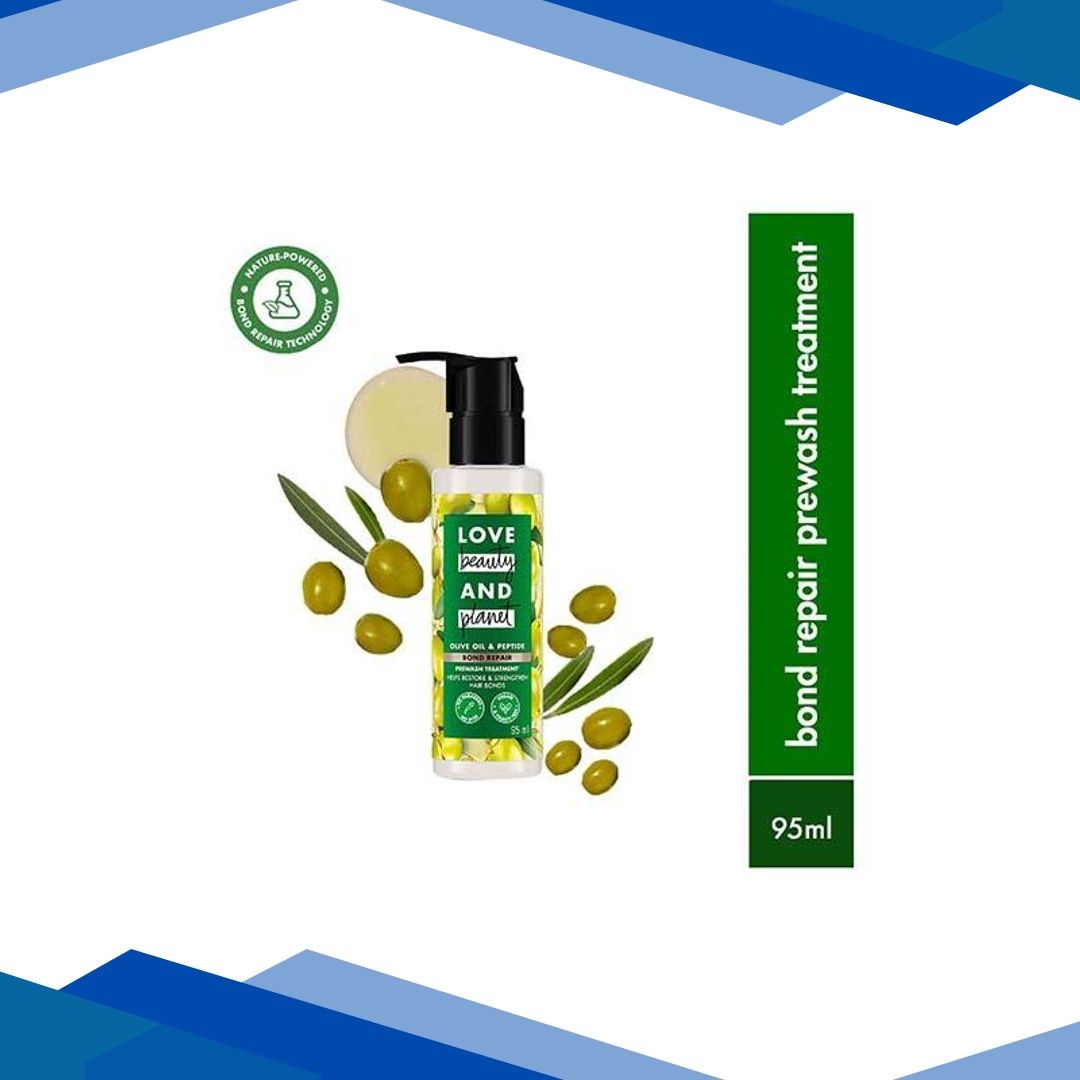 Love beauty And planet Olive oil & Peptide Bond Repair Prewash Treatment – 95 ml