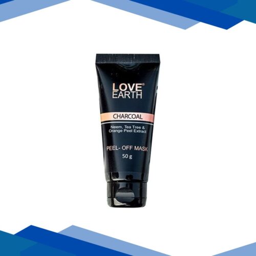 Love Earth Charcoal Peel Off Mask with Activated Charcoal and Neem Extracts 50 gm