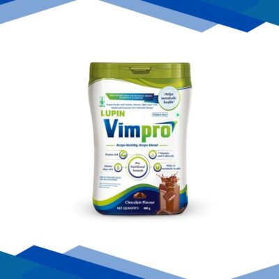 Lupin Vimpro Protein Powder – Chocolate Flavour 400 gm