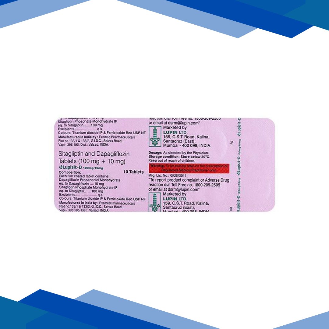 LUPISIT D 100/10 Tablet 10’s