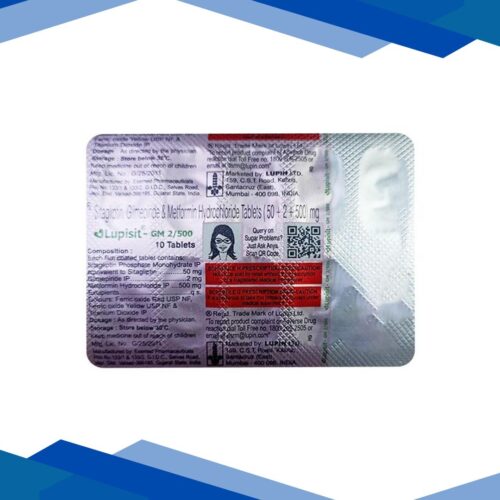 LUPISIT GM 2/500 Tablet 10’s
