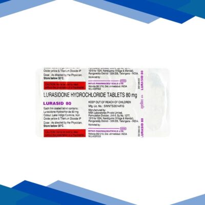 Lurasid 80mg Tablet 10’S