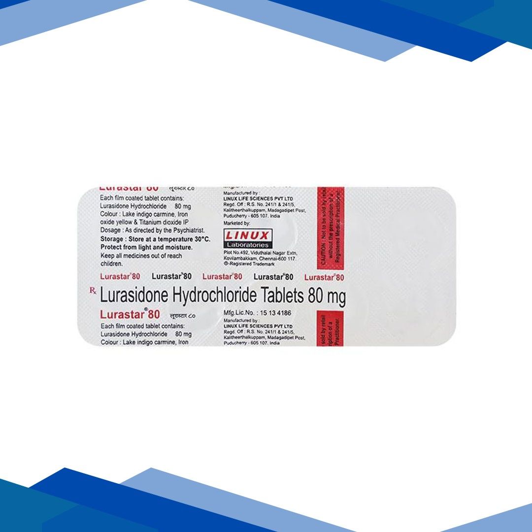 Lurastar 80mg Tablet 10’S