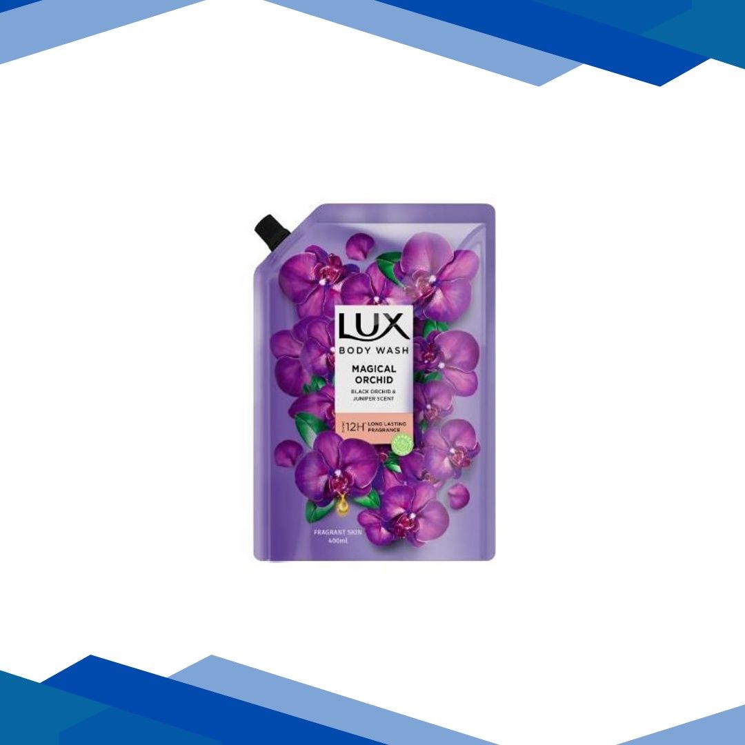 Lux Magical Orchid Bodywash with Black Orchid & Juniper Oil (Refill Pack) 400 ml