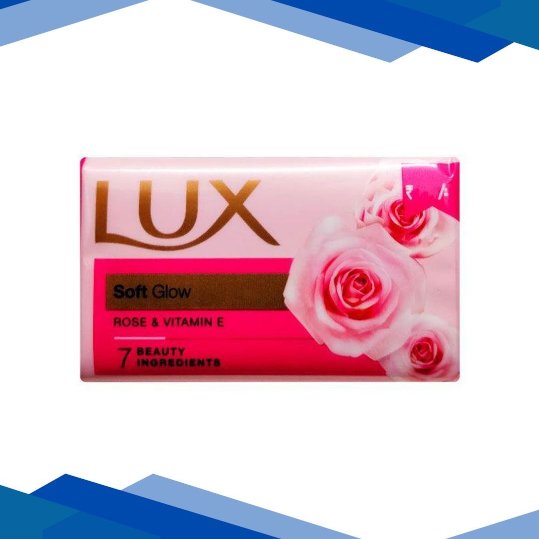 Lux Soft Glow Rose & Vitamin E For Glowing Skin Beauty Soap 41 gm