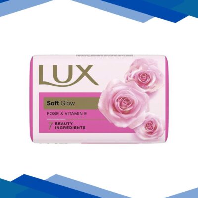 Lux Soft Glow Rose & Vitamin E For Glowing Skin Soap Beauty Soap 150 gm
