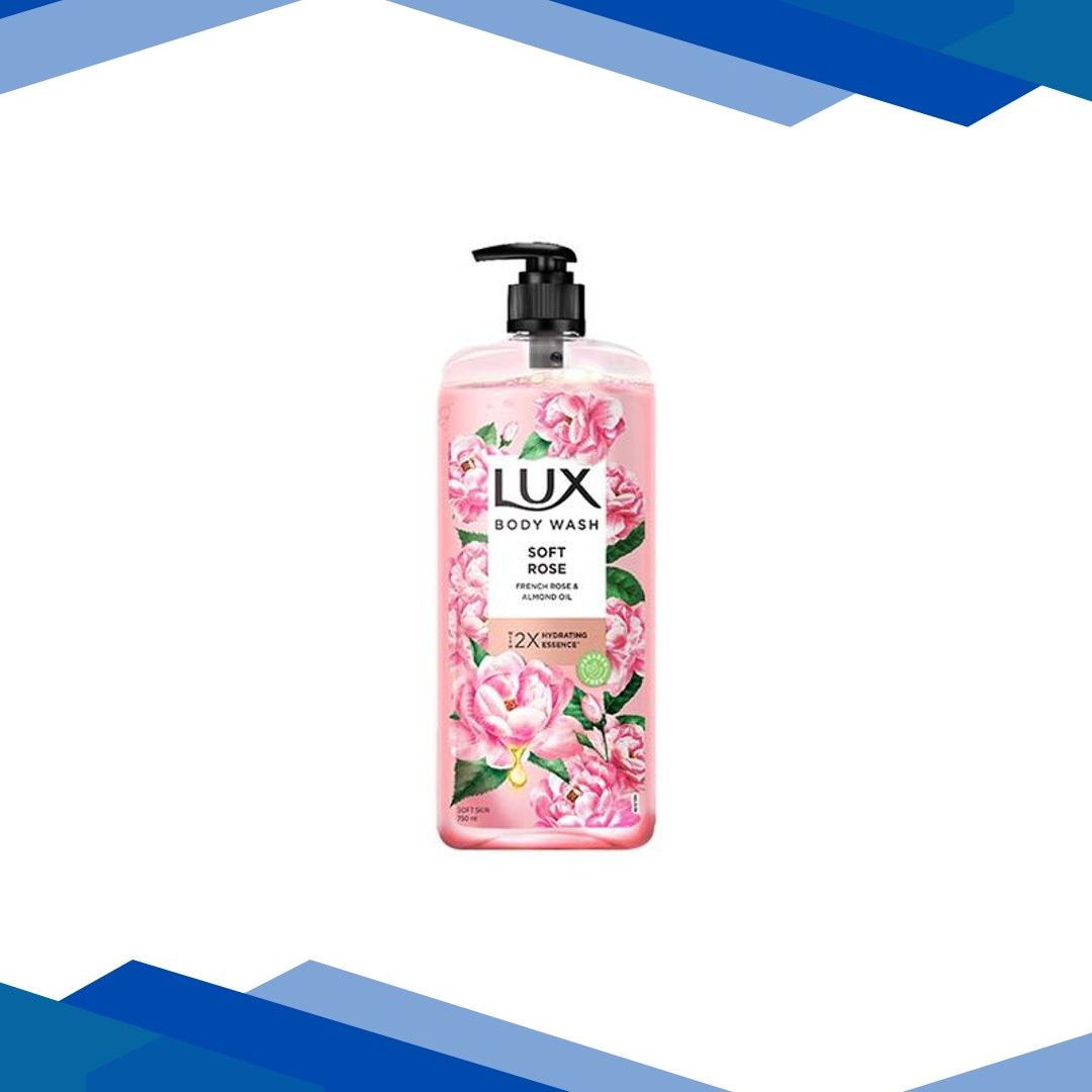 Lux Soft Rose Bodywash with French Rose & Almond Oil 750 ml