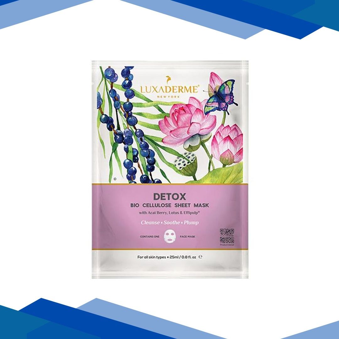 Luxa Derme Detox Bio Cellulose Sheet Mask 25 ml