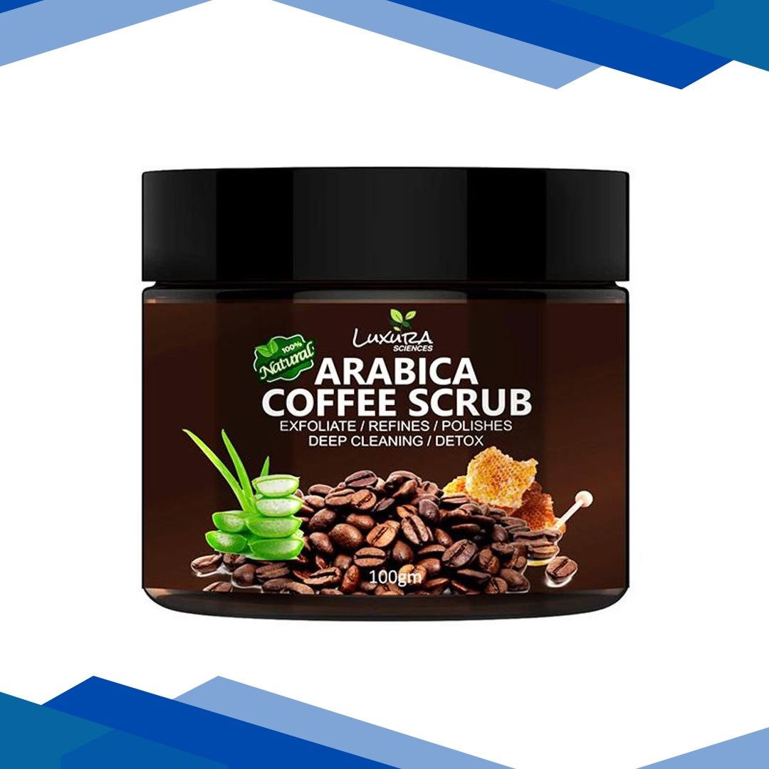 Luxura Sciences 100% Natural Arabica Coffee Scrub 100 gm