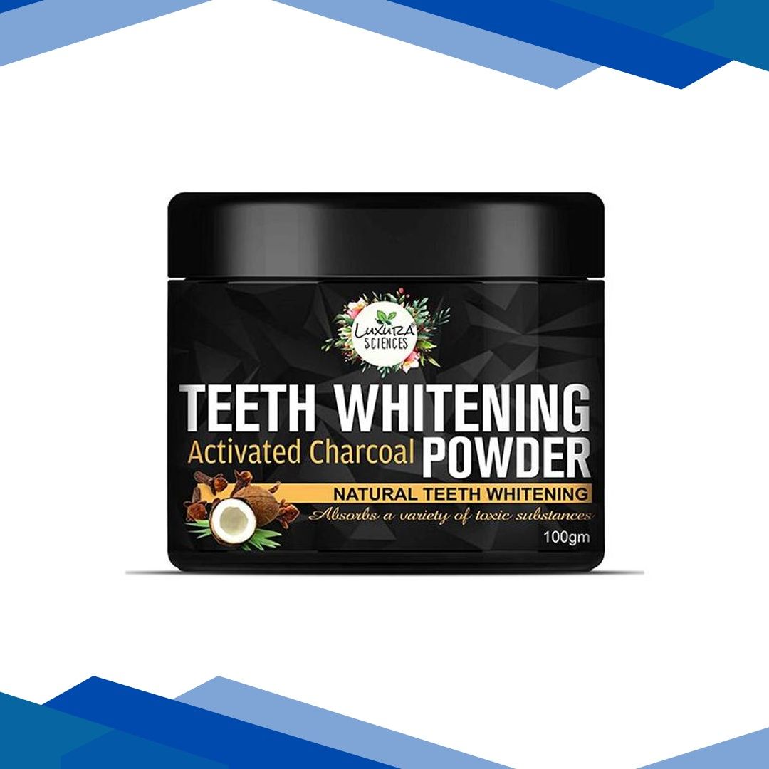 Luxura Sciences Teeth Whitening Activated Charcoal Powder 100 gm