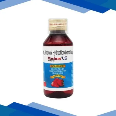 Macbery LS Sugar Free Strawberry Flavour Expectorant 100ml
