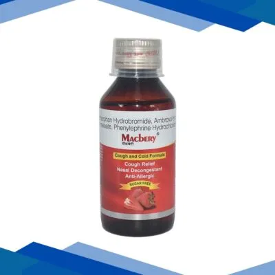 Macbery Sugar Free Syrup 100ml