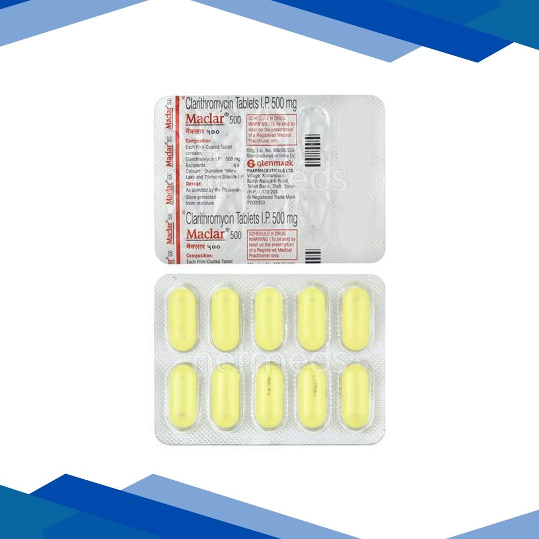 Maclar 500mg Tablet 10’S