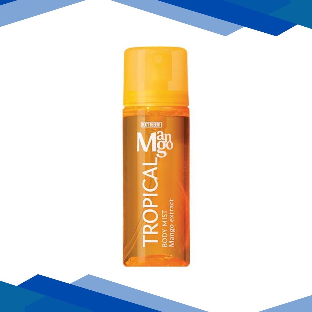 MADES Body Resort Clear Orange Pet Spray Bottle Body Mist 50 ml