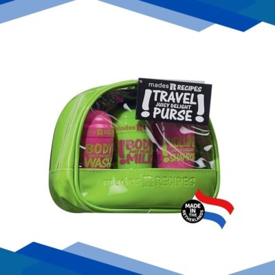 MADES Recipes Juicy Delight Travel Purse (Body wash 100ml + Body milk 100ml + Shampoo 100ml) 300 ml