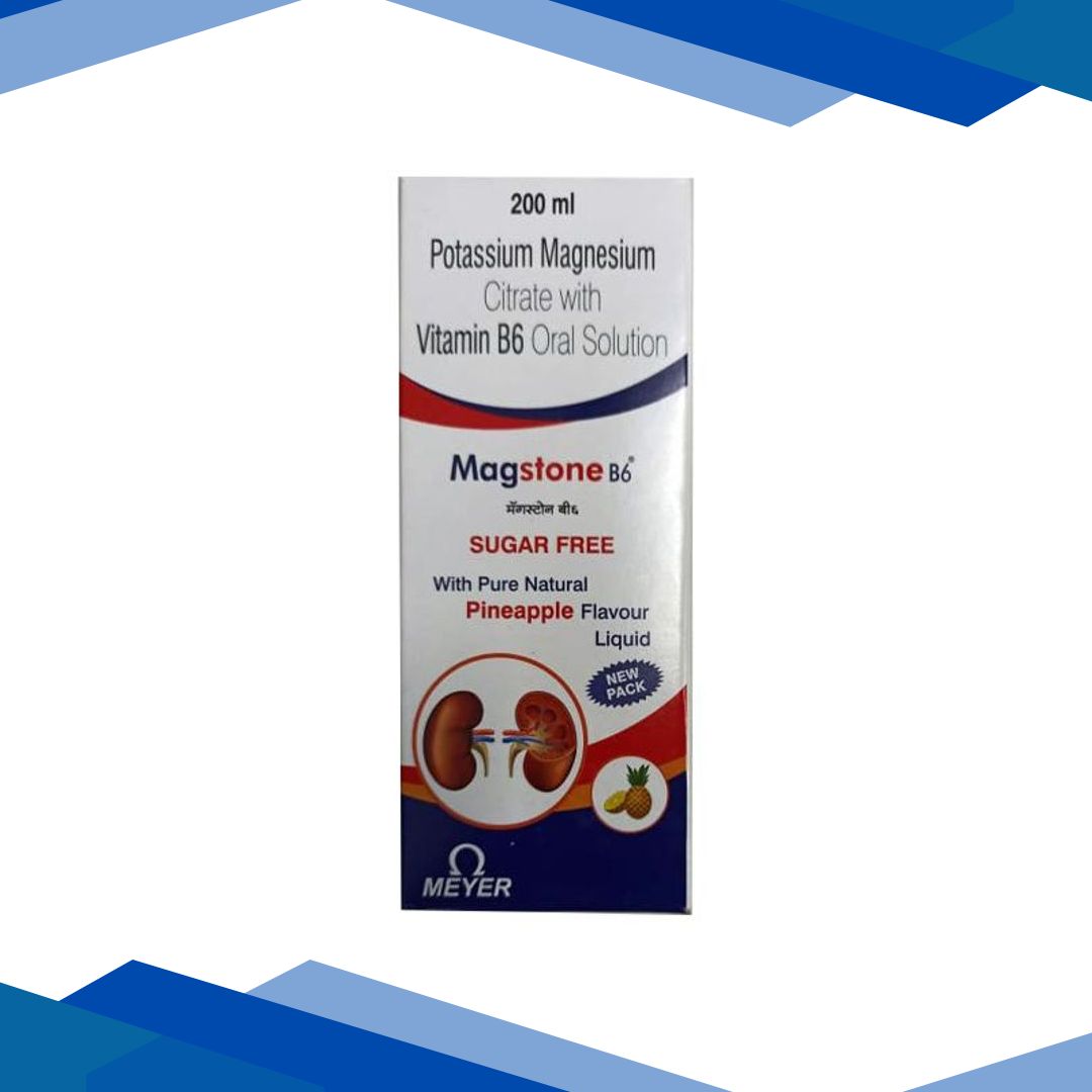 Magstone B6 SUGAR FREE PINEAPPLE FLAVOUR ORAL SOLUTION 200ml