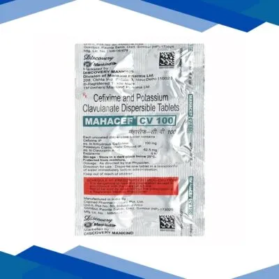 Mahacef CV 100mg Tablet 6’S