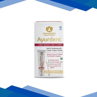 Maharishi Ayurveda Ayurdent Herbal Toothpaste 75 ml & Copper Tongue Cleaner Combo Pack