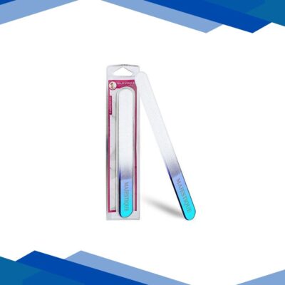 Majestique Crystal Nail File, Double Sided, Nail Care Tool – Color May Vary 1’s