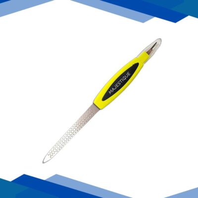 Majestique Nail File Double Sided Filers For Shaping And Smoothing Toenails And Fingernails Multicolour 100gm 2’s