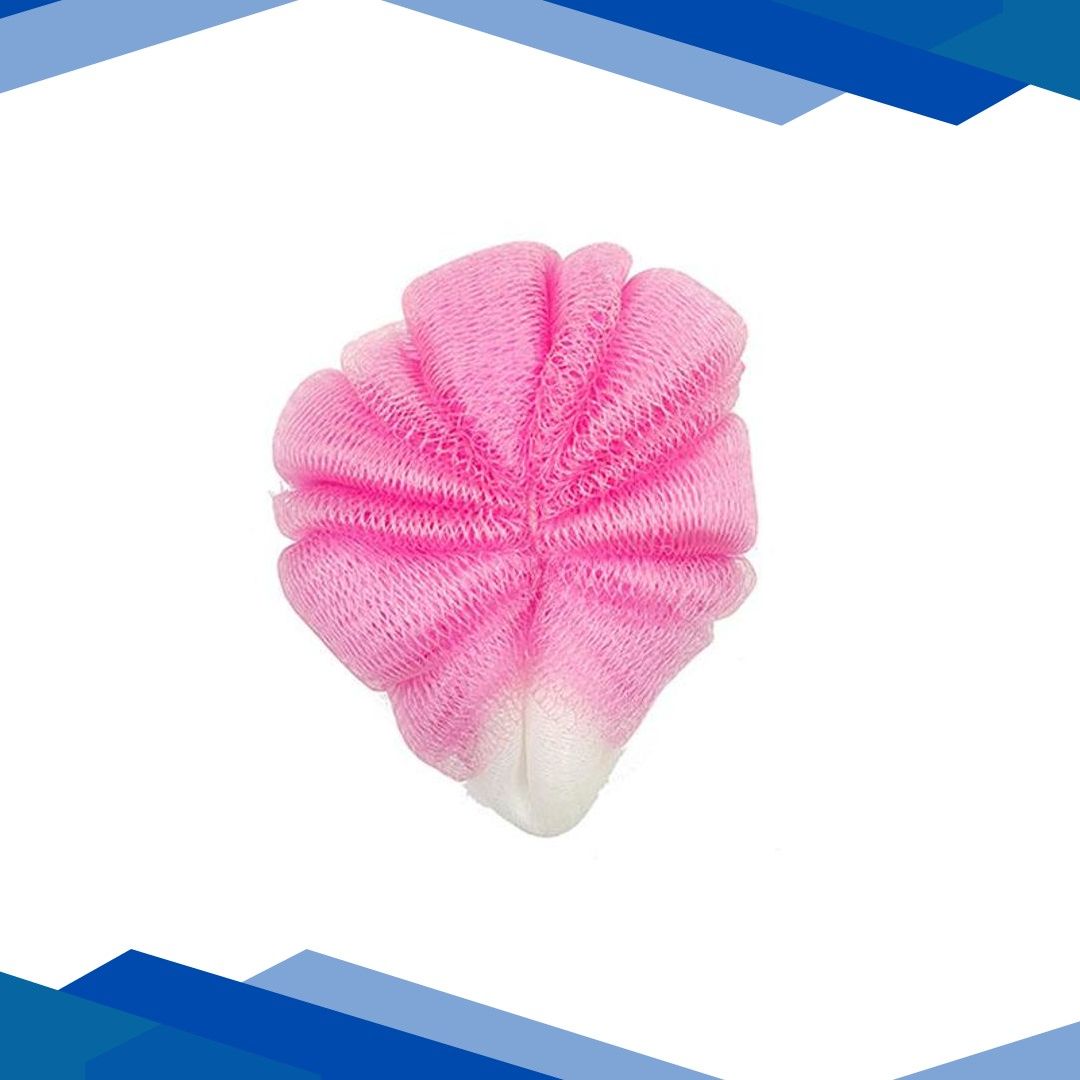 Majestique Oval Loofah, Loofah Sponge, Exfoliating Sponge – Color May vary 1’s