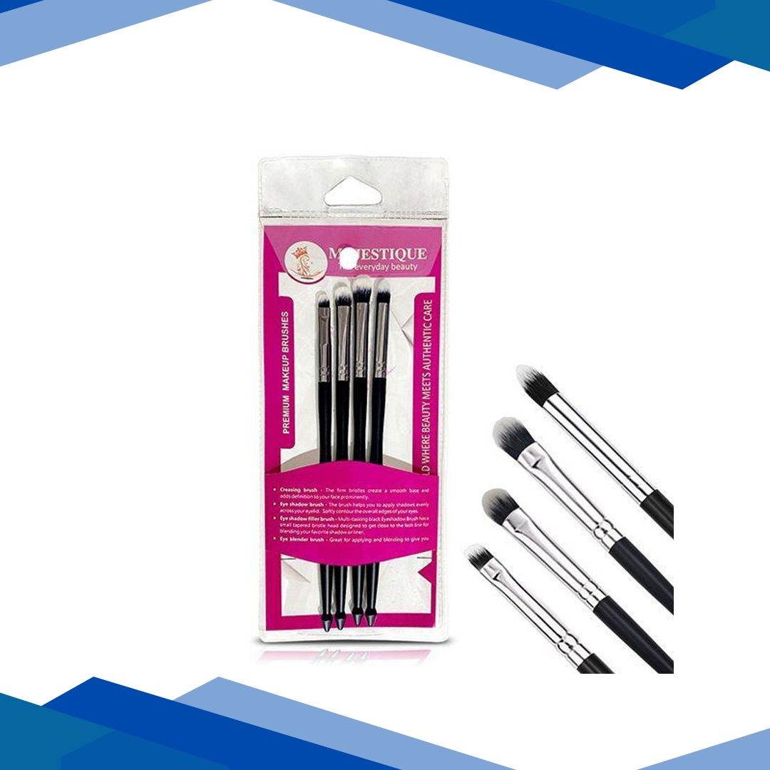 Majestique premium makeup brushes 4pcs 1’s