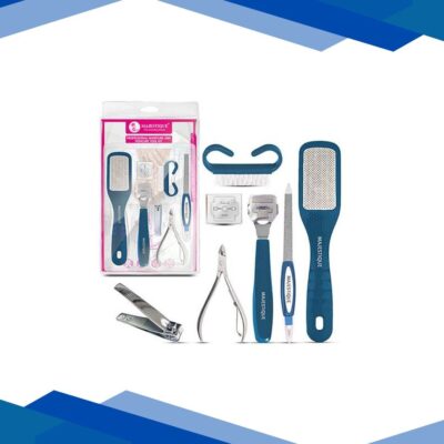 Majestique Professional Manicure And Pedicure Tools Kit For Smooth, Beautiful Feet – Multicolor 7’s