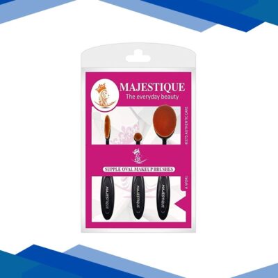 Majestique Supple Oval Makeup Brushes 1’s