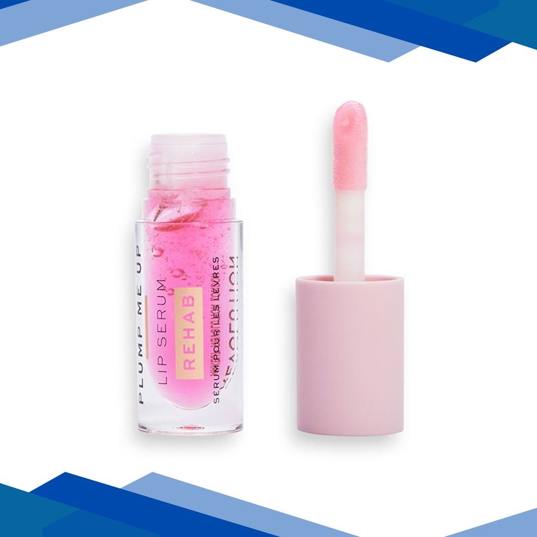 Makeup Revolution Rehab Plump Me Up Lip Serum Vitamin E Pink Glaze 4.6ml