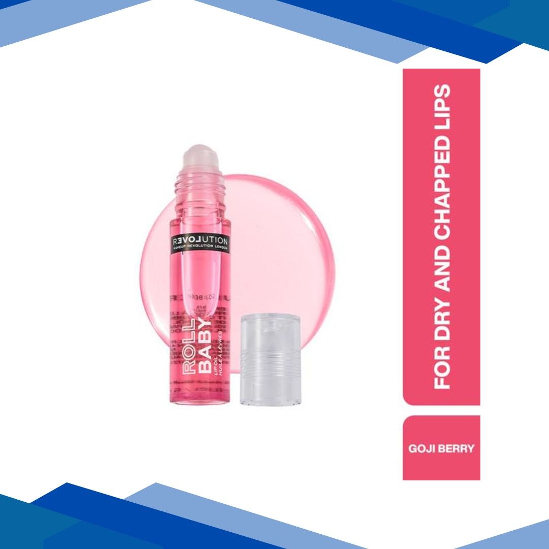 Makeup Revolution Relove Roll Baby Lip Oil Goji Berry 5 ml