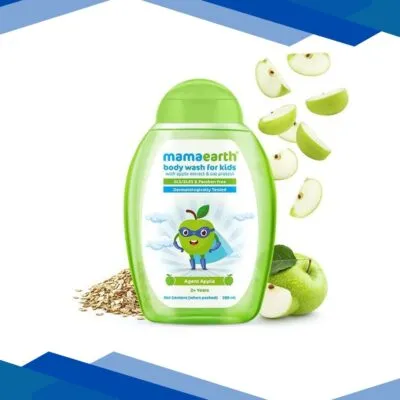 Mamaearth Agent Apple Body Wash For Kids 2+ Years 300ml